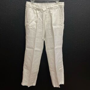 White Linen Pants